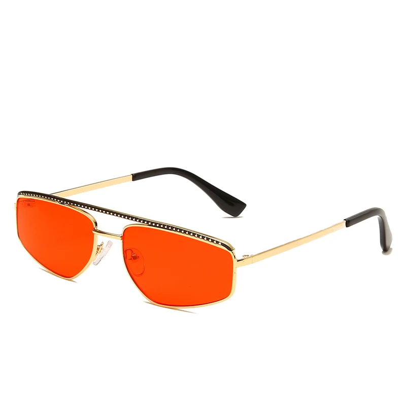 

Square Sunglasses Metal Sexy Colorful Unisex Men Women Famous Brand Designer Fashion Sun Glases Retro Male Female for Women Men