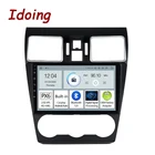 Автомагнитола Idoing PX6, 9 дюймов, Android, GPS, мультимедийный плеер для Subaru WRX 2016-2020, GPS-навигация Carplay, автоголовное устройство No2Din