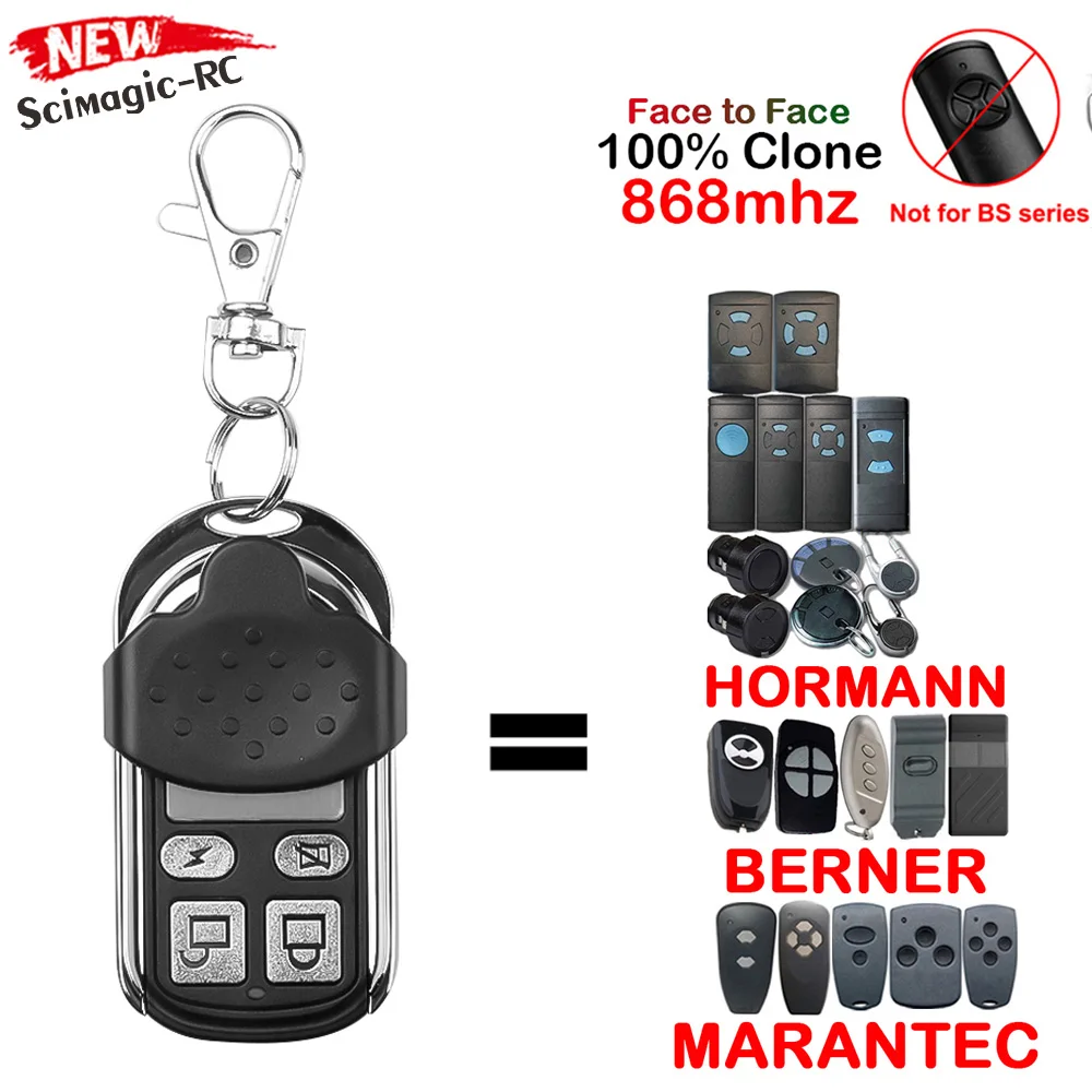 Дубликат HORMANN BERNER MARANTEC 868 МГц пульт дистанционного управления 3 в 1 слайд крышка