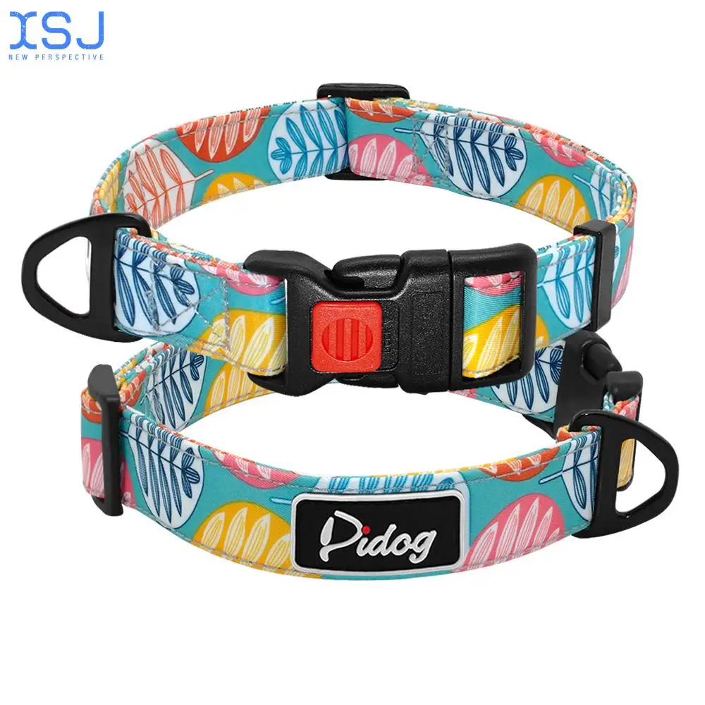 

Nylon Printed Dog Collar Adjustable Puppy Small Dogs Collar Pet Collars for Chihuahua French Bulldog Pet Accessories