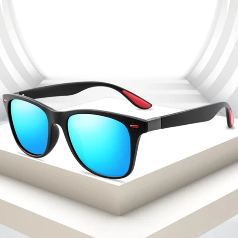

Fashion Design Polarized Sunglasses Men Women Driver Shades Male Vintage Sun Glasses Men Spuare Mirror Summer UV400O