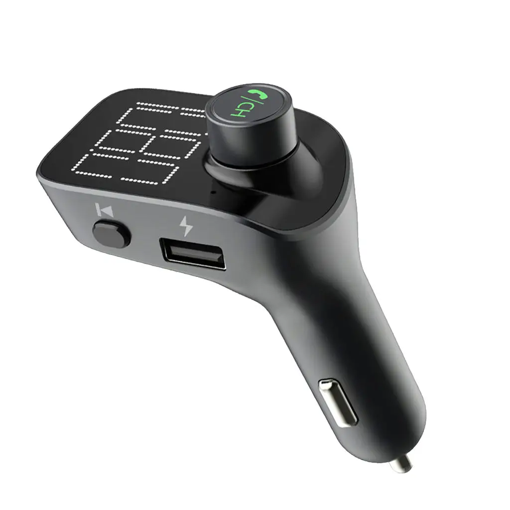 

MP3 Radio Player USB Port 12V FM Transmitter Wireless Bluetooth Car Kit