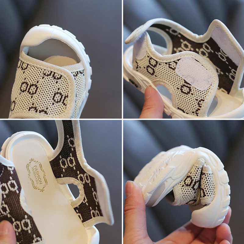 

Summer Toddler Sandals Baby Girl Shoes Breathable Casual Shoes Soft Bottom Boys Sneakers Kids Infant Sport Girls Sandals