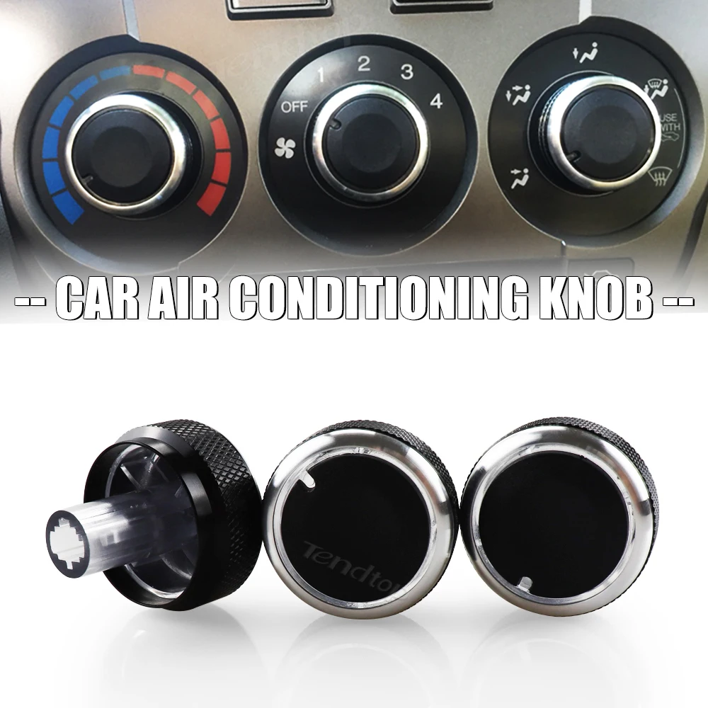 

For Honda CITY FIT Crider AC Heater Air Conditioner Climate Control Panel Knob Switch Knobs Heat Buttons Dials Ring