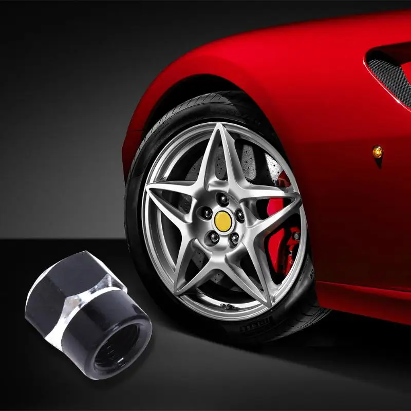 4 шт. алюминиевые крышки стержня вентиля шины для автомобильных колес