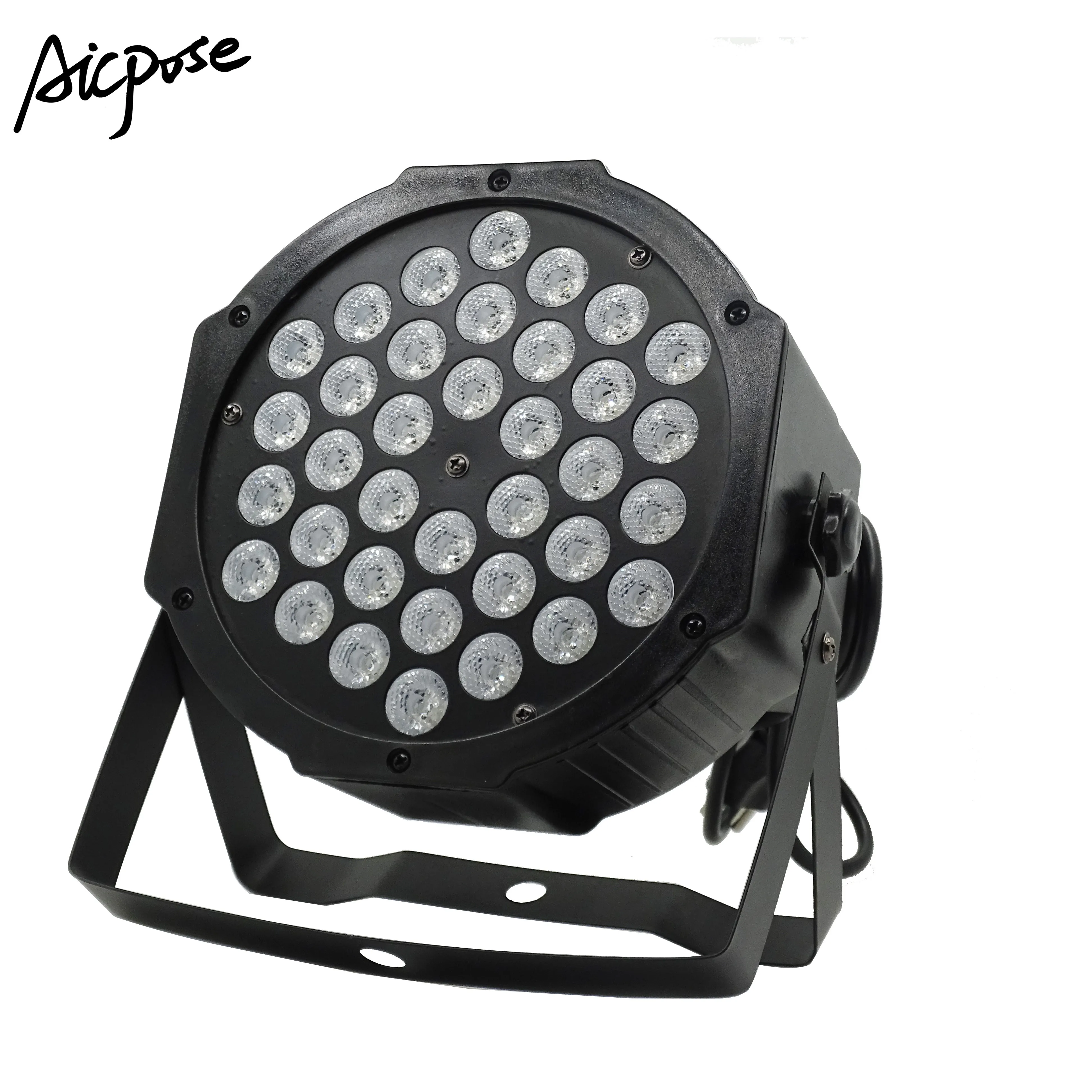 24 шт./лот LED Par light 36x3W 36w RGB Light с 3/6 каналами DMX512 Master Slave 36*3w Led плоский DJ оборудование