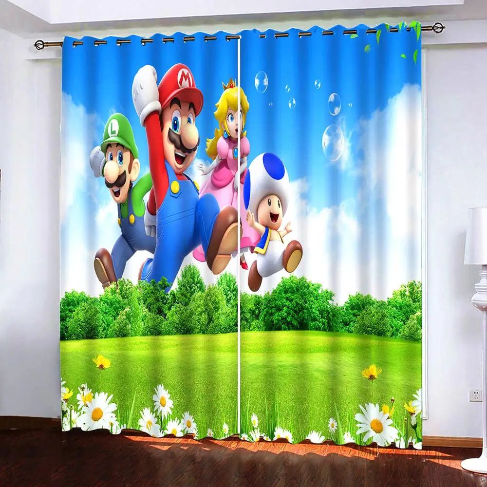 Планета Космос голубое небо 2 панелей/комплект окна Шторы блокировать ткань драп