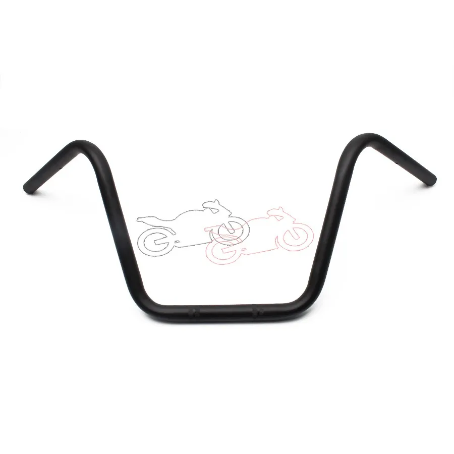 Мотоцикл 1 &quot25 мм Ape Bar повернутые назад рукоятки хром/черный для Kawasaki Honda Yamaha Suzuki