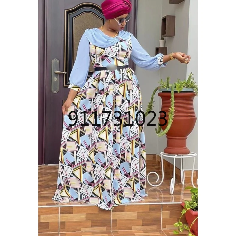 Новинка 2021 модные африканские платья для женщин летнее Африканское женское