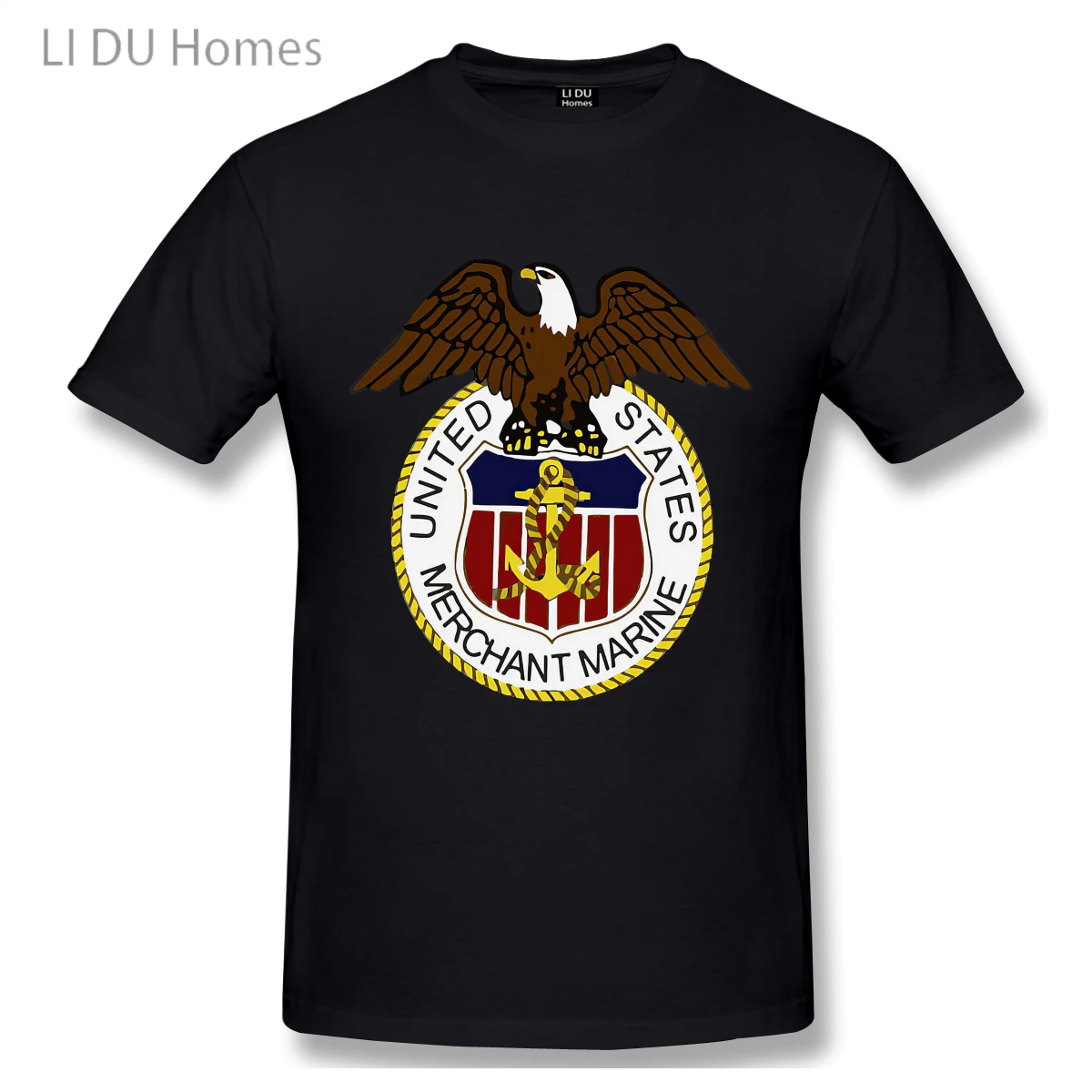 

LIDU Merchant Marine Logo T shirt man T Shirt Woman