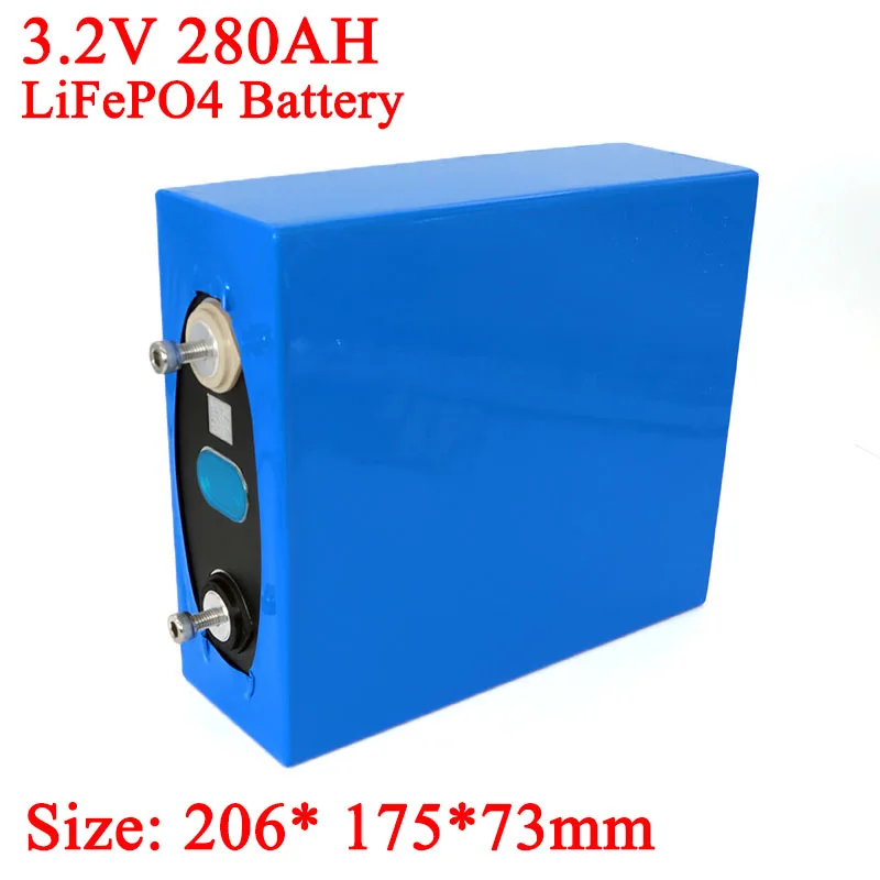 1 шт. 3 2 V 280AH батарейный блок LiFePO4 литий-железо-phospha большой емкости 280000 мАч для