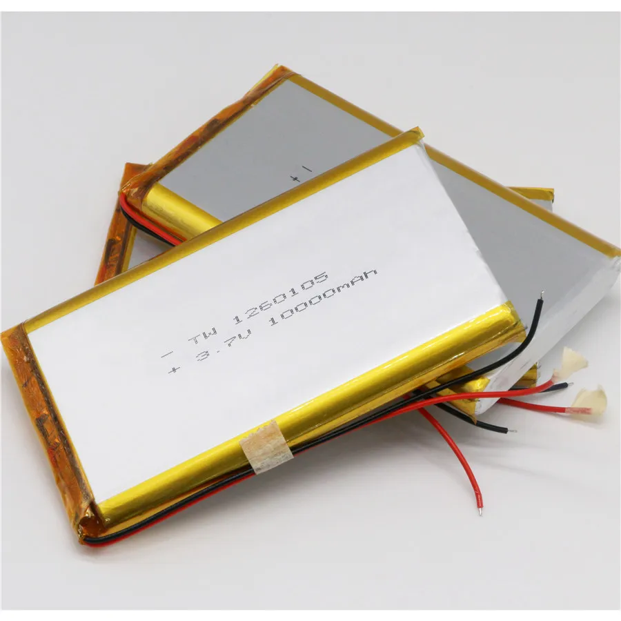 Аккумуляторы для ноутбуков литий полимерные аккумуляторы высокой емкости 1260105 3 7