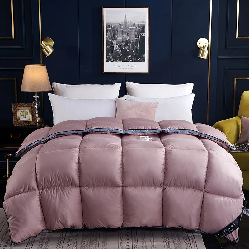 Высокое качество разноцветное пуховое одеяло пододеяльник King queen двойной размер