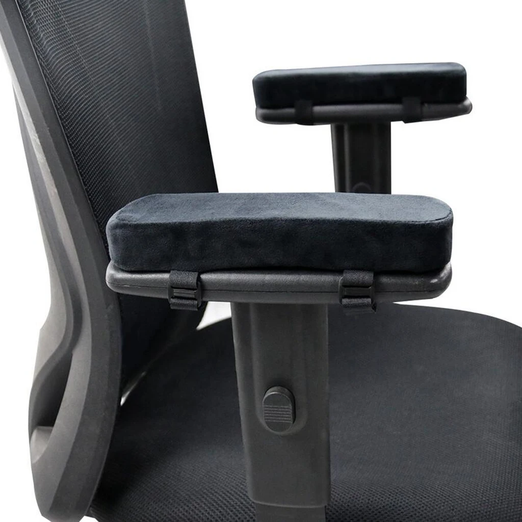 

2 Pack Anti-slip Bottom Memory Foam Chair Armrest Pads Cushion Elbow Pillows