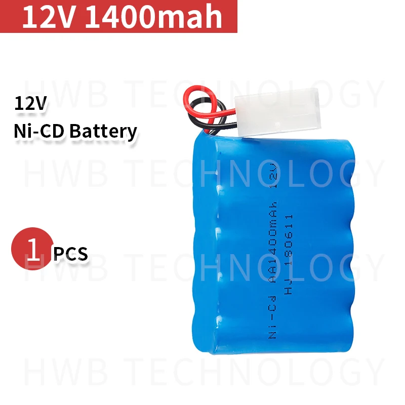 Никель-кадмиевый аккумулятор 12 В 1400 мАч никель-кадмиевый ni cd перезаряжаемый 10x aa