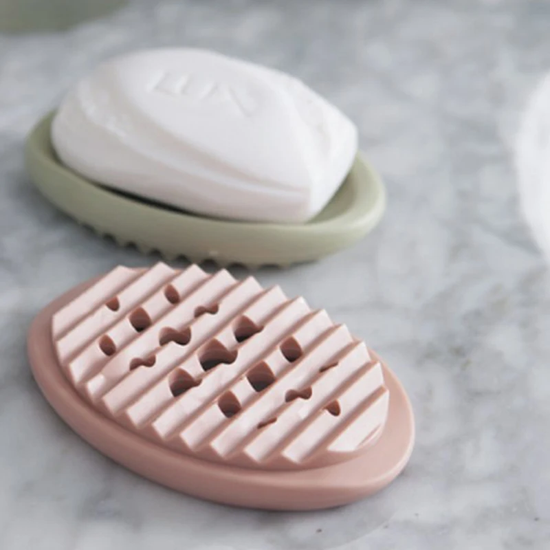 1 шт. мягкий силиконовый нескользящий держатель для мыла Коробка Ванная мыльница