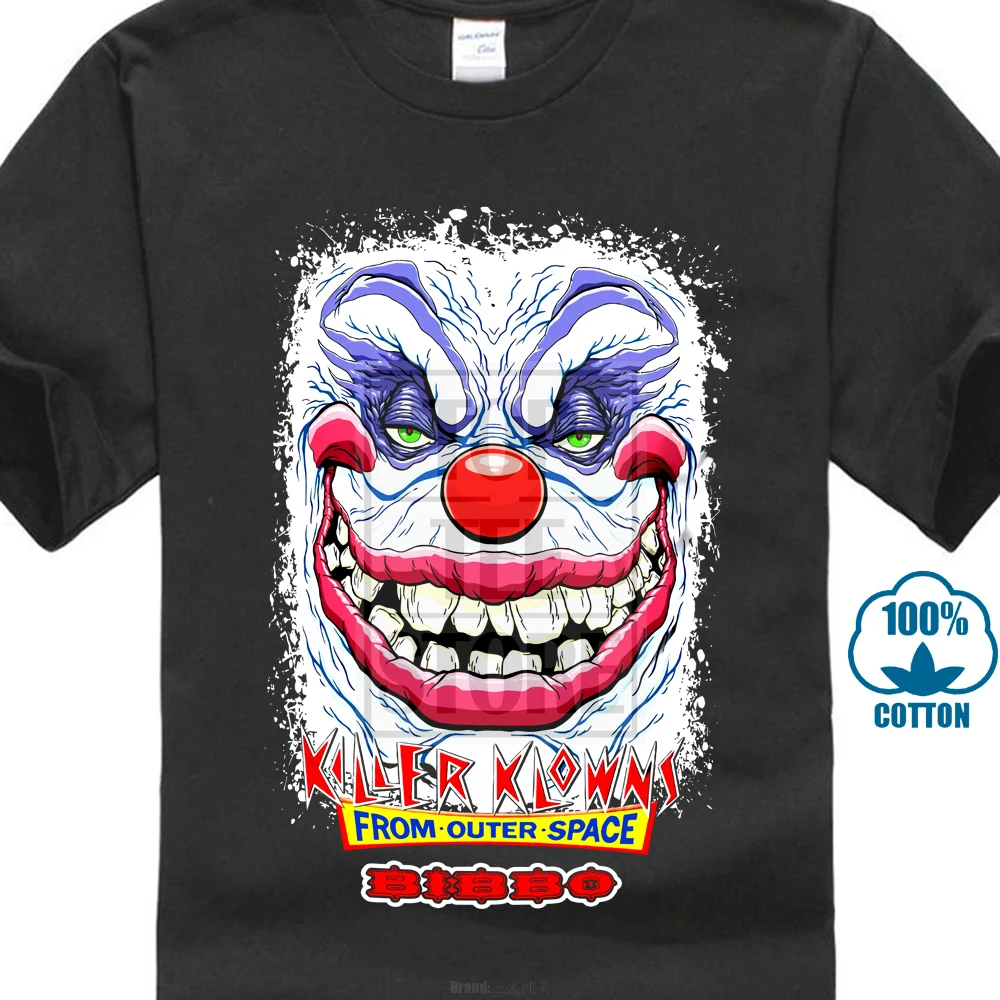 

Killer Klowns From Outer Space Shirt Bibbo Face Cult Horror Shirt Evil Clowns