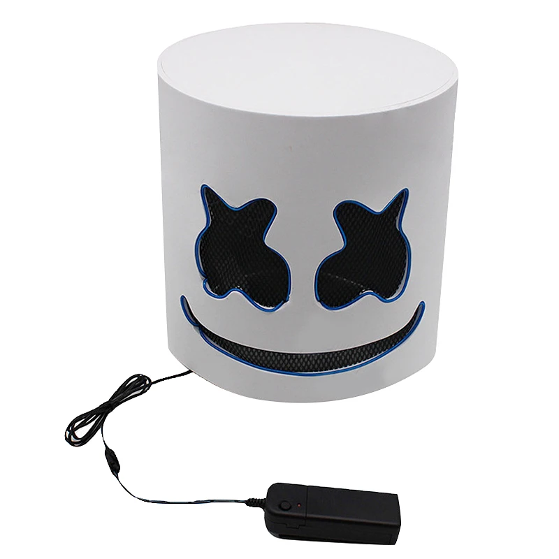 

Светодиодная маска, головной убор, новинка светильник ящийся шлем ЭВА для Хэллоуина, вечеринки, клуба, танцевальный Декор