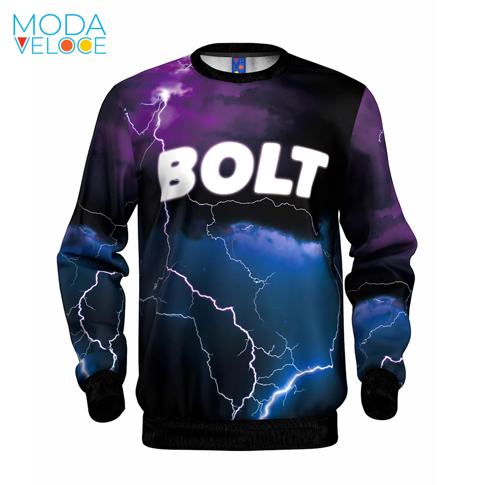

3d Print Sweatshirts Men Women Tech Bolt Lightning Storm Power Superhero Energy Violet Hip Hop Mens Clothing Hoodies