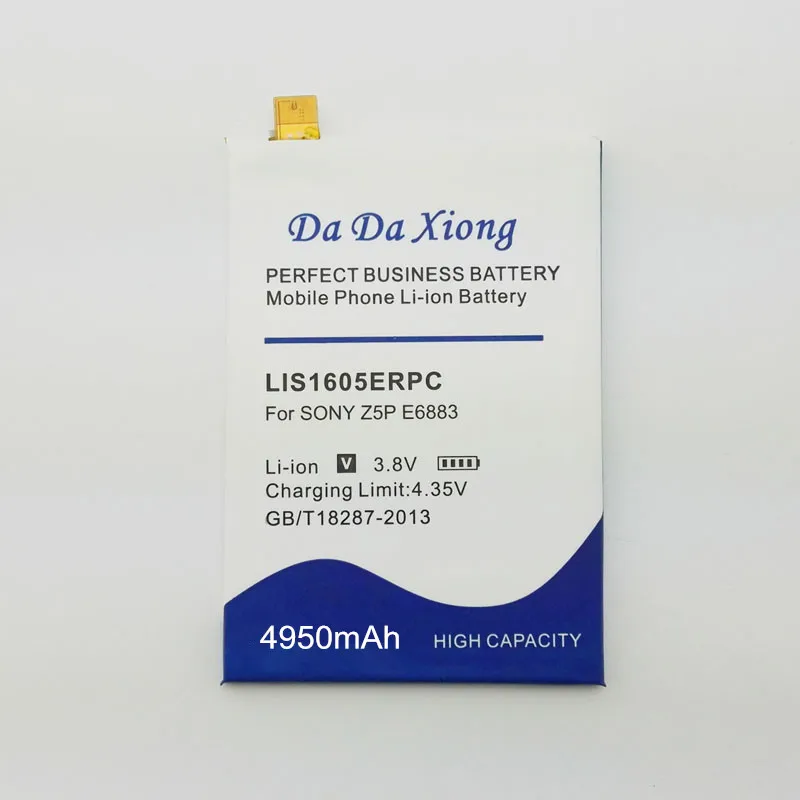 Высокое качество 4950 мАч LIS1605ERPC батарея для SONY Xperia Z5 Premium Z5P Dual E6883 E6853 сменные батареи+ Бесплатные инструменты