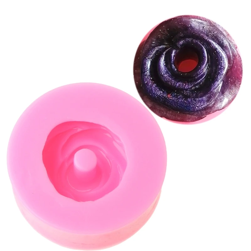

DIY Rose Flower Straws Topper Casting Silicone Mould Crafts Jewelry Making Tool Shiny Handmade Epoxy Resin Mold M0XF