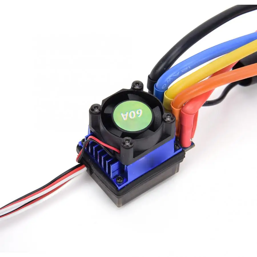 Бесщеточный двигатель 3 5 T 2600KV + 60A ESC speed Contorller Set 4 pole 12 slot RC бесщеточный для