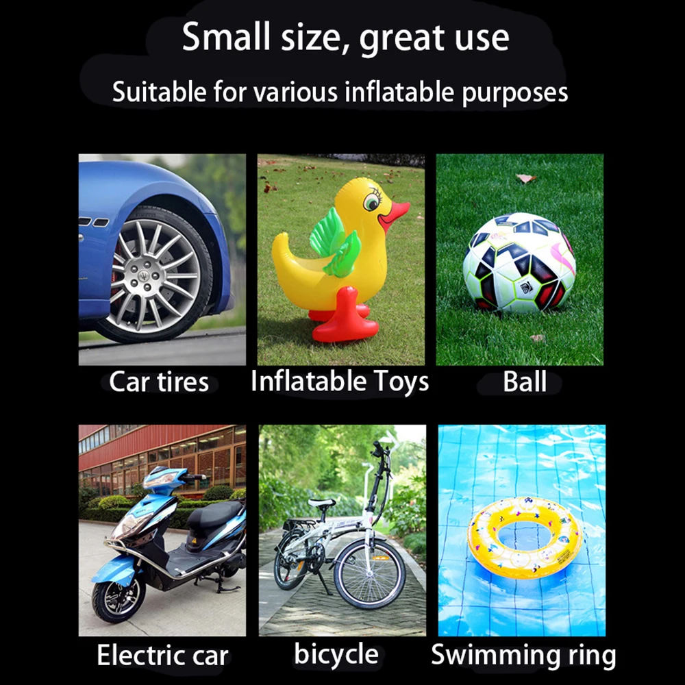 Автомобильный Электрический воздушный насос мини портативный автомобильный