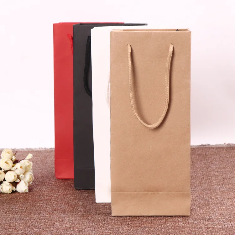 

20PCS gift kraft Paper Bag with Handles for Wedding Party clothes Hats Food Candy Bread Gift bags Christmas Package