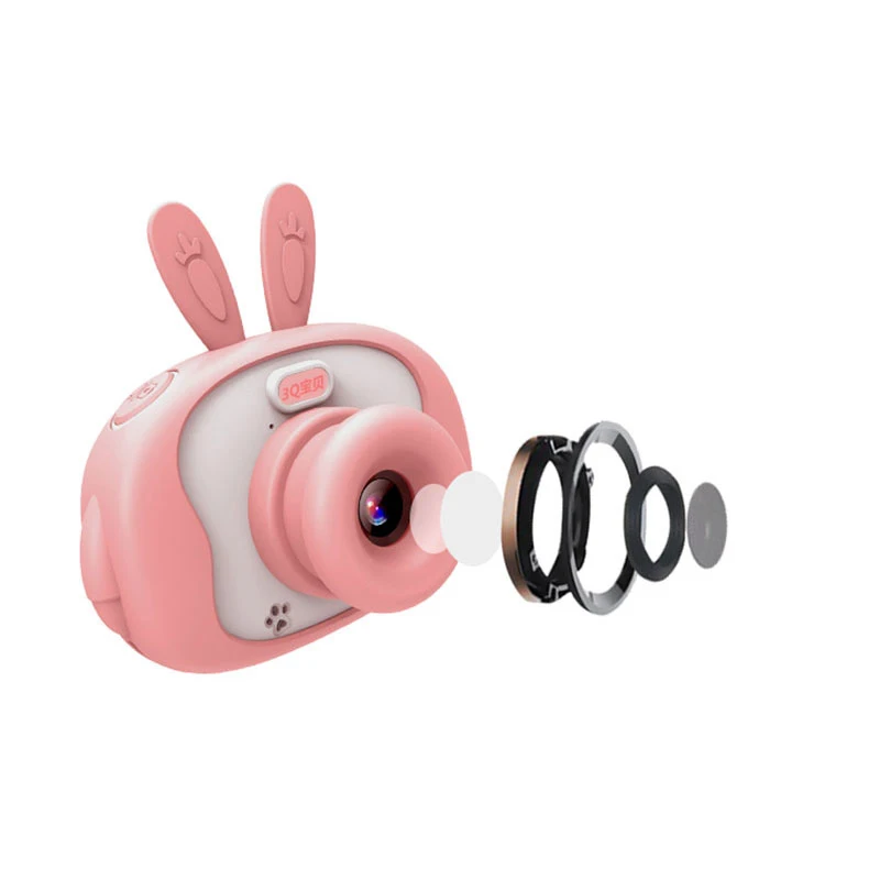 Лучший подарок для детей перезаряжаемая мультяшная цифровая камера 1080 Детская