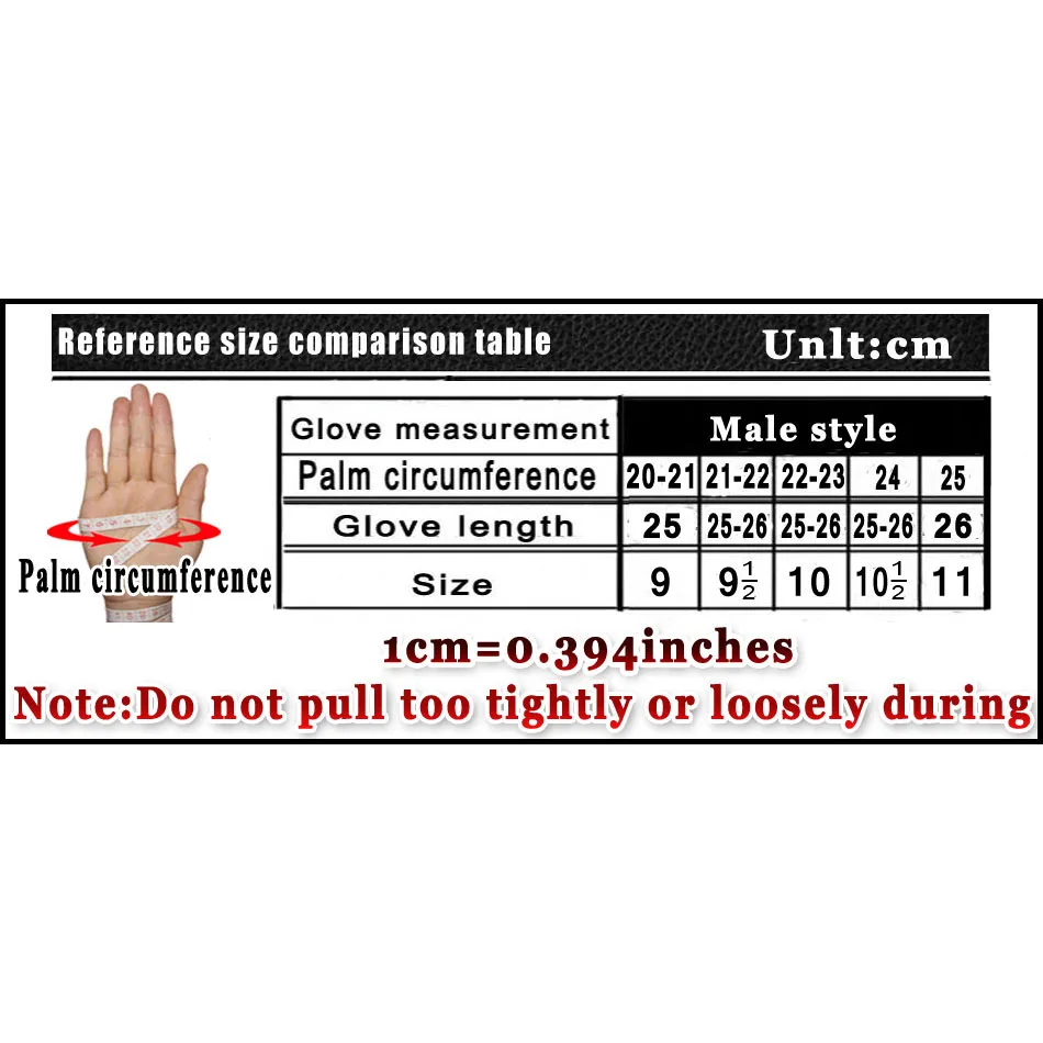 

AOTIANYANG Leather Gloves Men's Goatskin Deerskin Pattern Winter Warm Motorcycle Driving Non Sheep skin Authentic Free Shipping