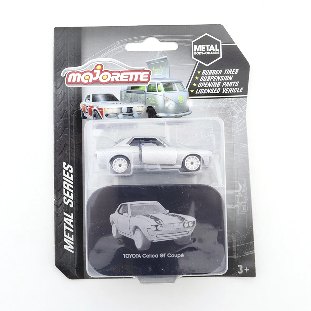Majorette 1/64 металлический корпус + шасси серии автомобилей TOYOTA Celica GT Coupe популярная