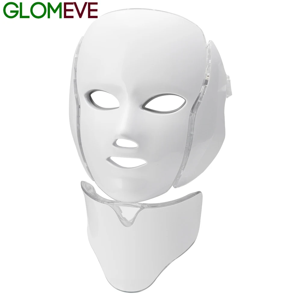 7 цветов электрическая светодиодная маска для лица машинный светильник терапия