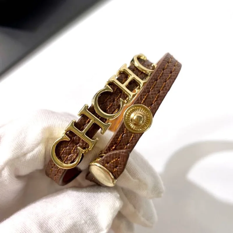 hot brand short style yellow green brown orange color pu leather stainless steel letter chokers necklace for women free global shipping