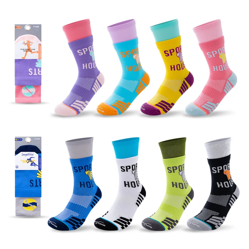 2021 парные спортивные носки для мальчиков и девочек бадминтона удобные Длинные