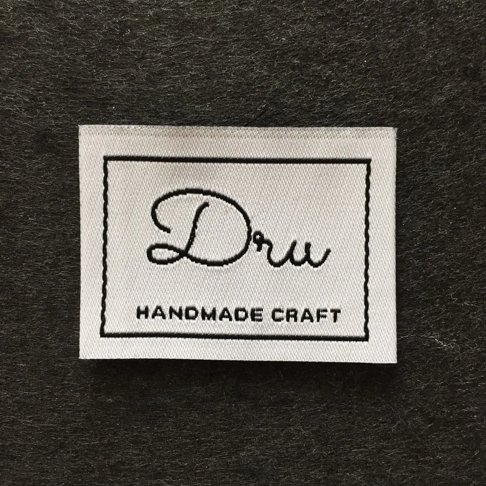 Wholesale Customized Private Design Woven Damask Logo Tag Labels For Clothing | Дом и сад