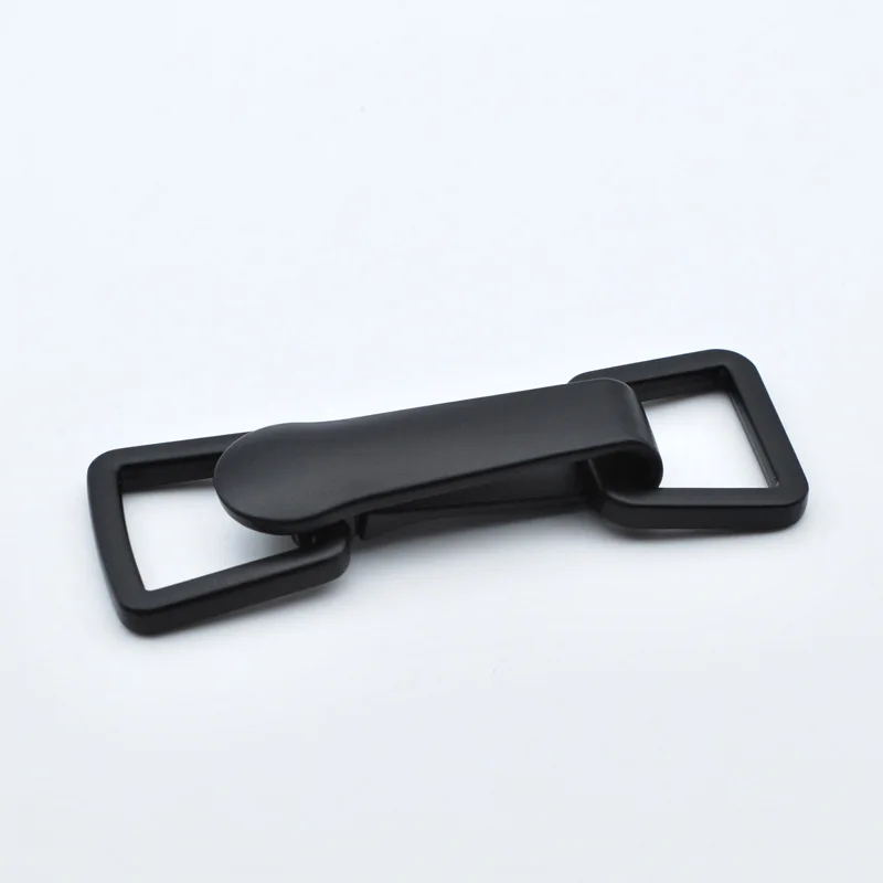 black 2/4 комплекта Meetee 18*73 см с металлическими заклепками; туфли-лодочки Кнопки одежда пряжки-Крючки пояс для одежды Декор DIY Швейные Костюмы пуховое пальто аксессуар питания - Цвет: black