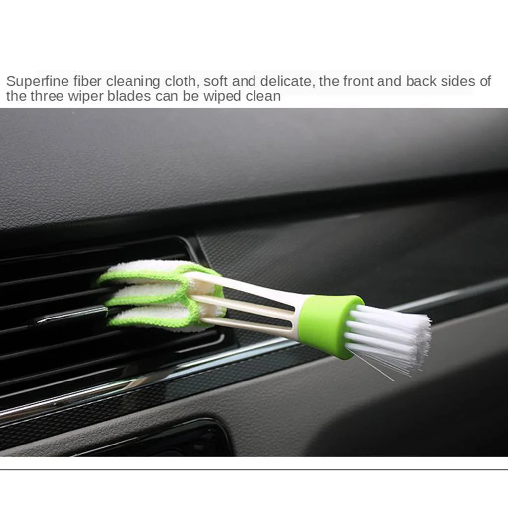 

1x Dust Green Brush Keyboard Blind Cleaner Air Conditioner Brush