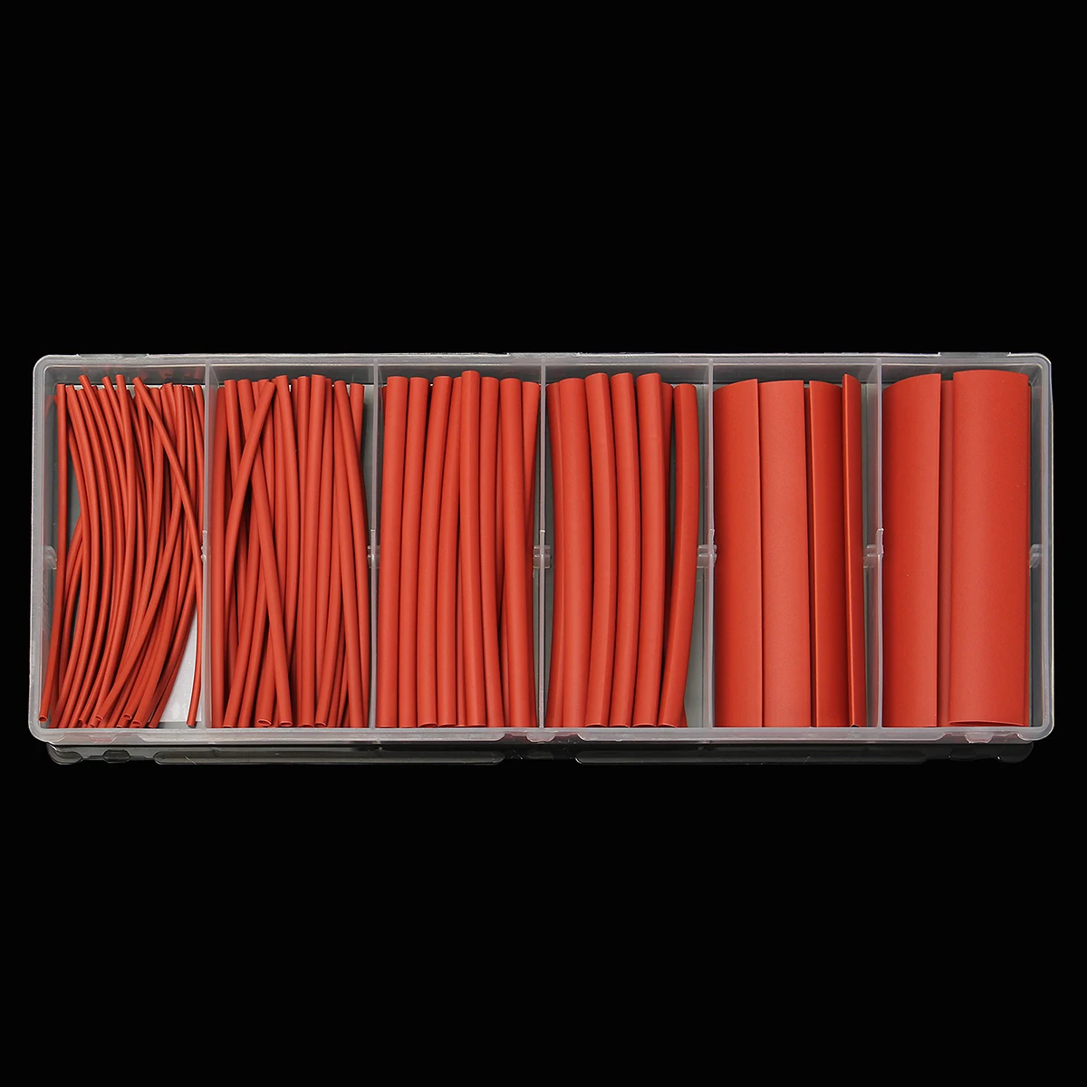 100PCS Assortment Heat Shrink Tube 2:1 Wire Cable Sleeving Case Polyolefin 7 Colors 10.4Mpa Colorful Electric Tool | Кабельные рукава