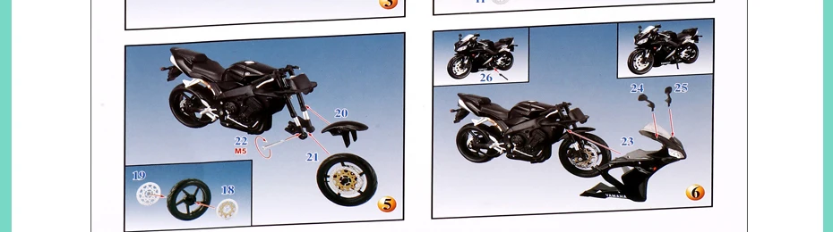 Maisto, модель мотоцикла из 1:12 сплава, игрушка, DIY Модель, строительные наборы, CBR600RR, YZF-R1, монстр 696, модели двигателя, игрушки для детей