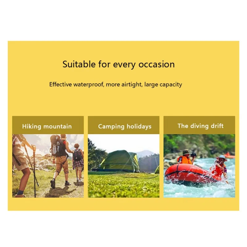 Dry Bag 30D Nylon Ultralight Drifting Swimming Debris Clothes Sleeping Bag Storage Bag Waterproof Swimming Camping Sport Bag