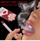 Сигаретная помада MUGE LEEN, милый набор для макияжа, матовая бархатная долговечная креативная розовая губная помада для девушек и студентов, набор красных помад для макияжа