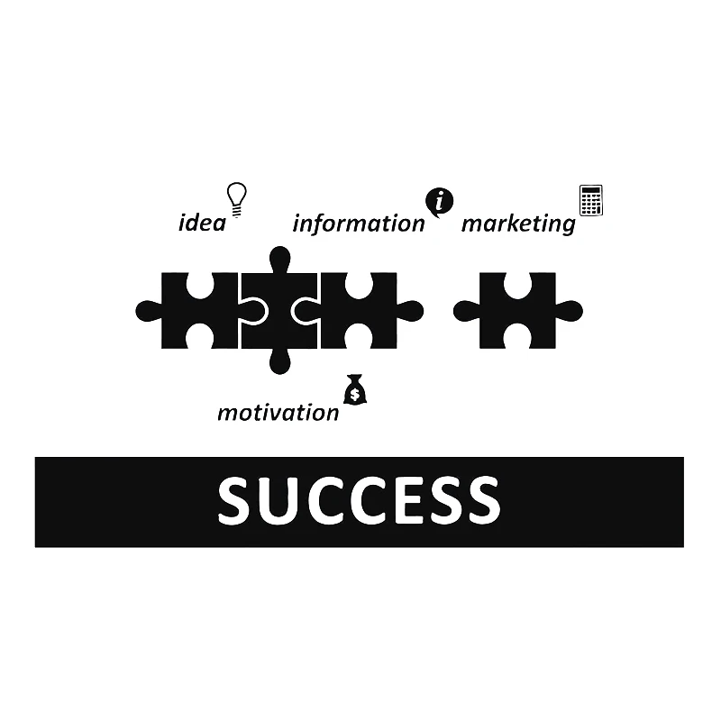 Wall Stickers Success Office Decoration Motivation Vinyl Decal The Dream Work Motivational Quotes Home or Decor HY531 |