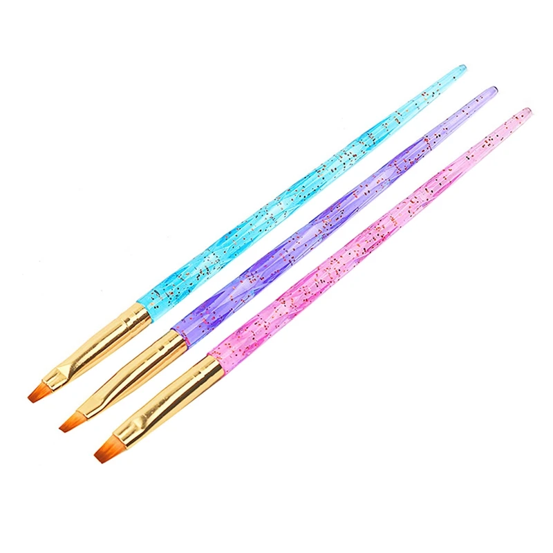 

3 шт./компл., ручка-кисть для ногтей, ручка для рисования и рисования