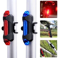mini bicycle light waterproof rear tail light led usb style rechargeable or battery style bike cycling portable light