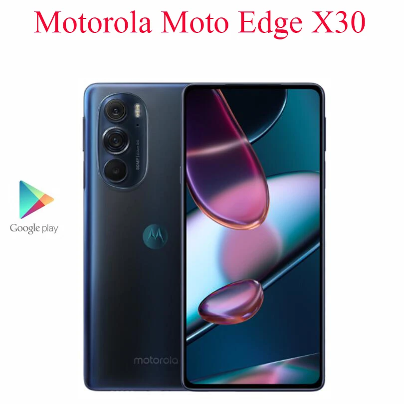 Motorola Moto Edge X30 смартфон с 5 5-дюймовым дисплеем процессором Snapdragon 8 6 7 мАч 68 Вт 50 МП |