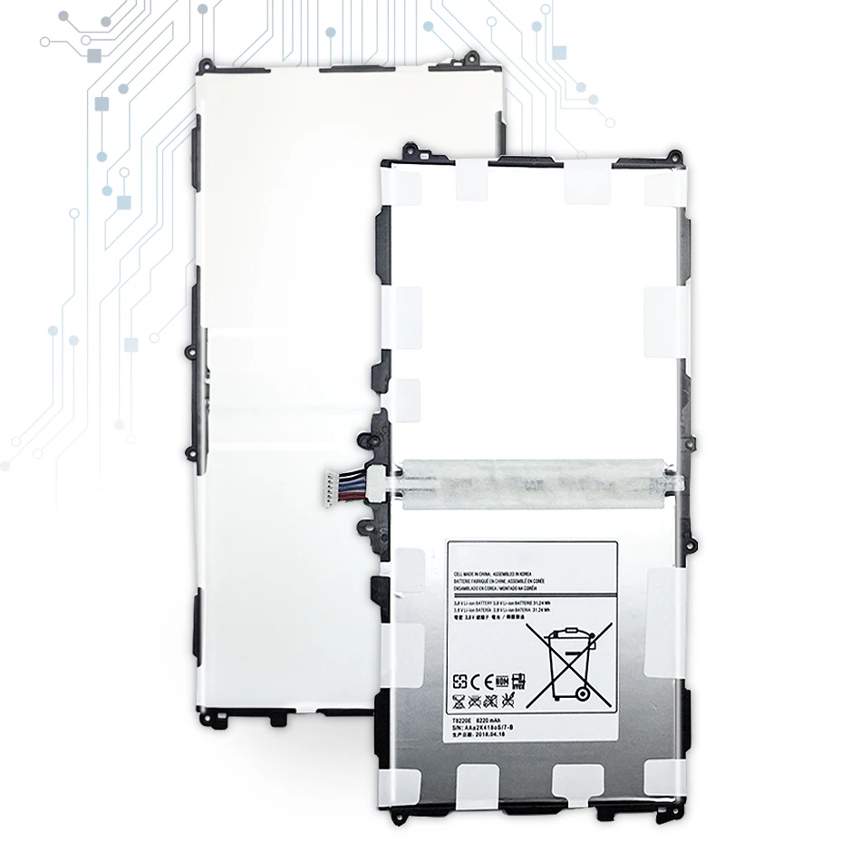 Ykaiserin планшет Батарея T8220E для samsung GALAXY Note 10,1 вкладка Pro P600 P601 SM-P605K SM-P607 SM-T520 SM-T525 8220 мА-ч