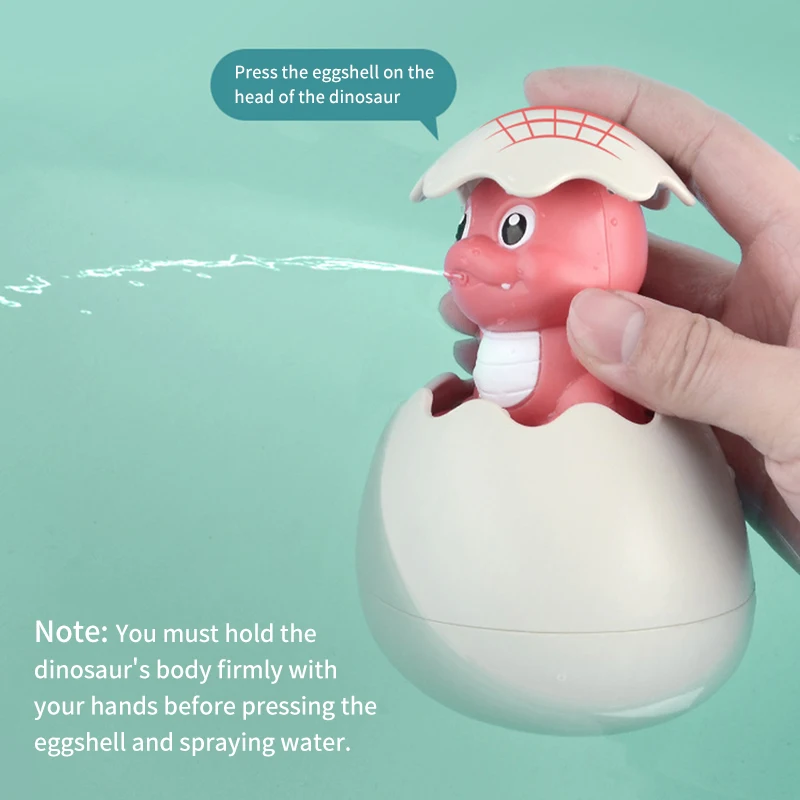 Детские игрушки для ванной утка динозавр яйцо распылитель воды спринклер душа