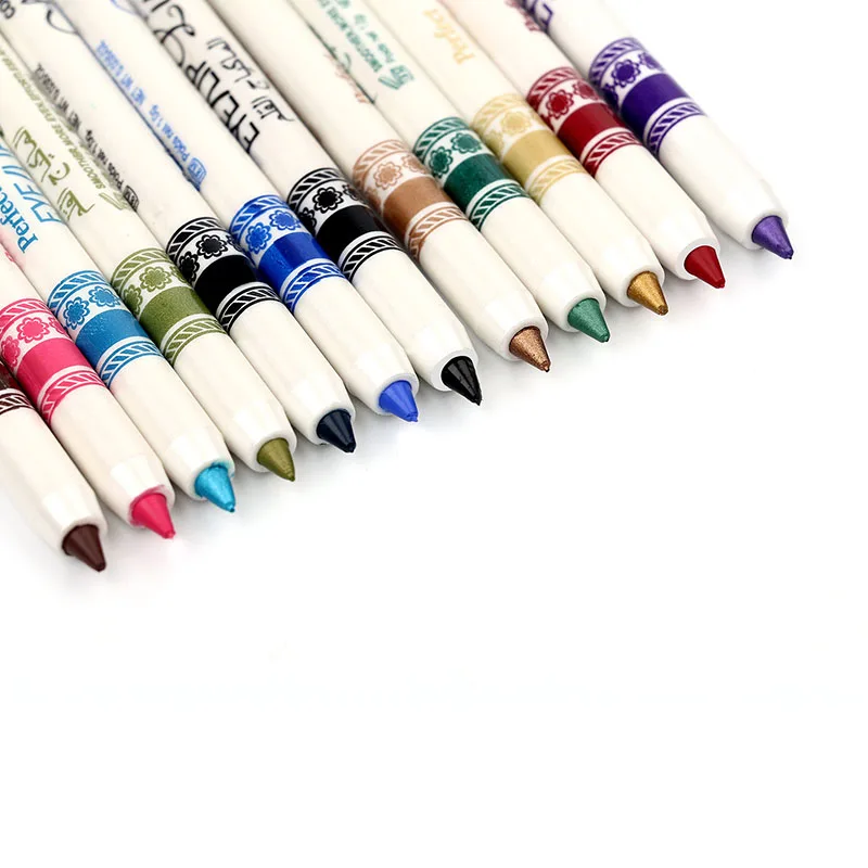 

12pcs/set Menow 12 Colors Eye Shadow Pencil Long Lasting Waterproof Eyeshadow Pen Wholesale Drop Shipping P11013