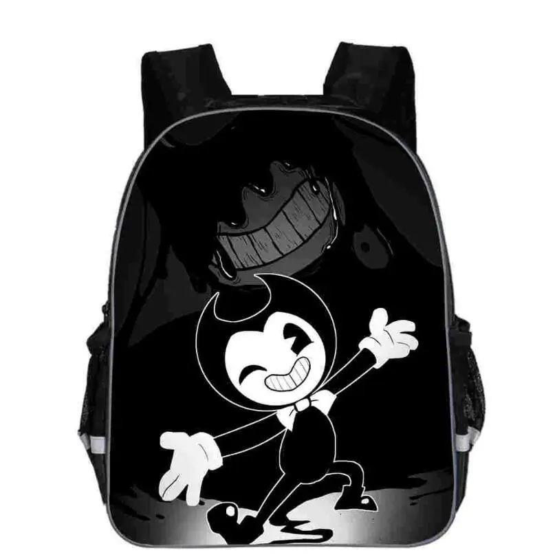 Новые школьные сумки Bendy and The Ink Machine для детей мальчиков и девочек мультяшная игра