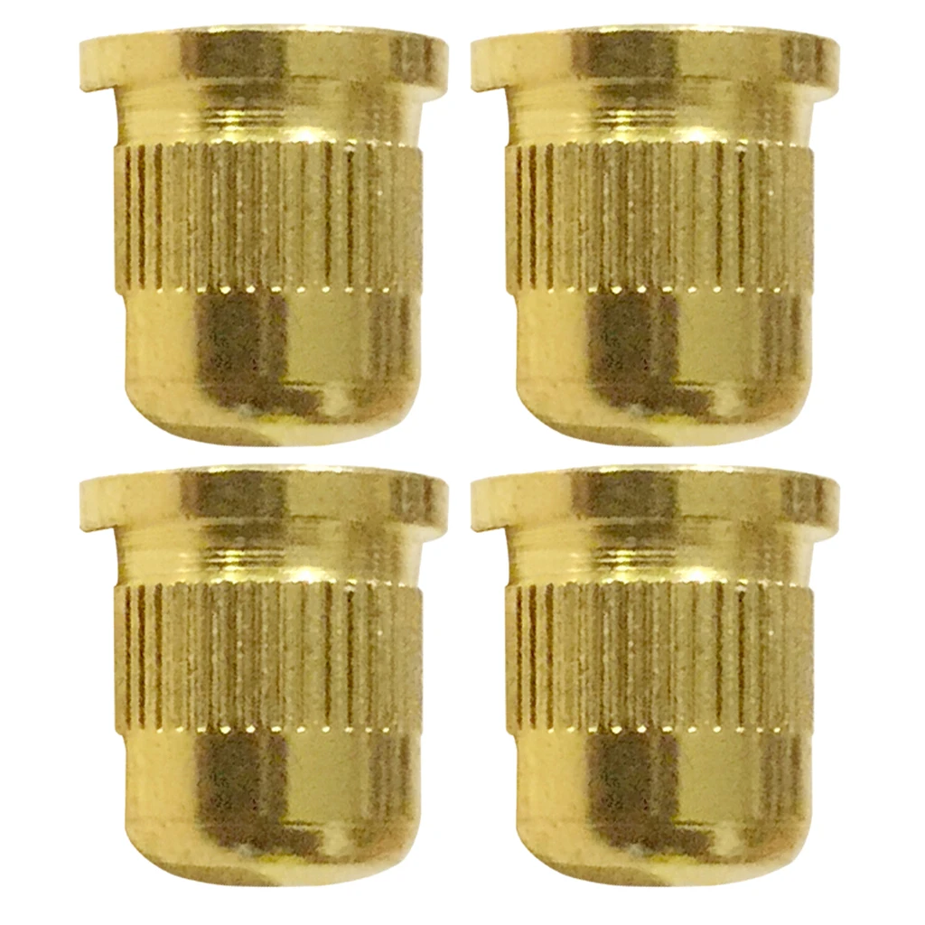 4 Pcs of Pack Bass String Mounting Ferrules Bushing for Fender Guitar Parts | Спорт и развлечения